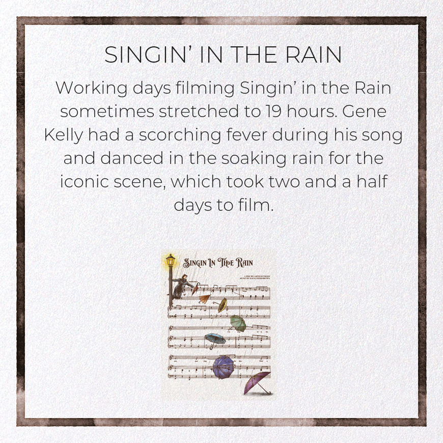 Ezen Trade – wholesale Everyday greeting card – SINGIN’ IN THE RAIN: Victorian Greeting Card3