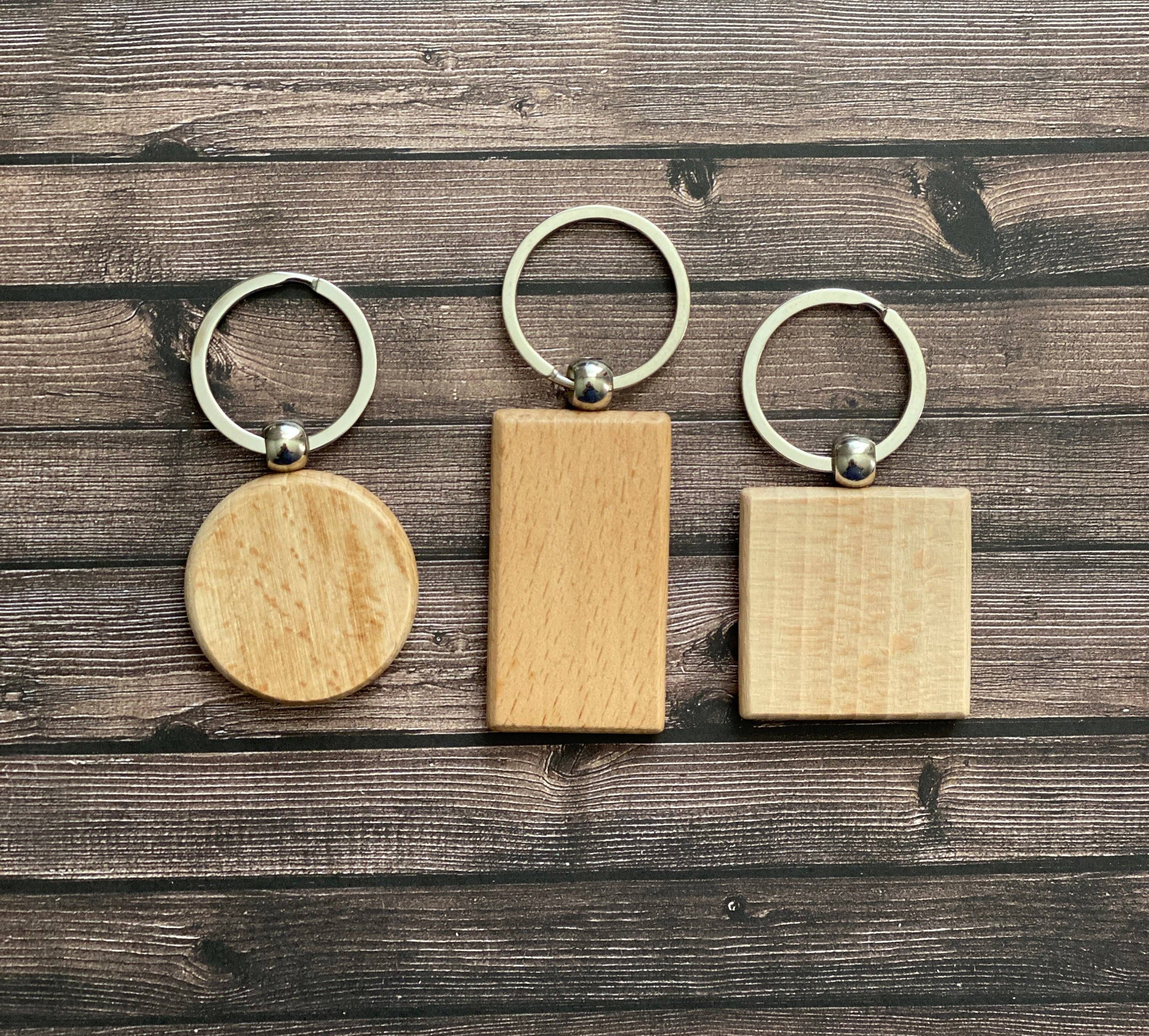 KW Laser Supplies - Wholesale Keychain - Unisex - Wood Keychain0