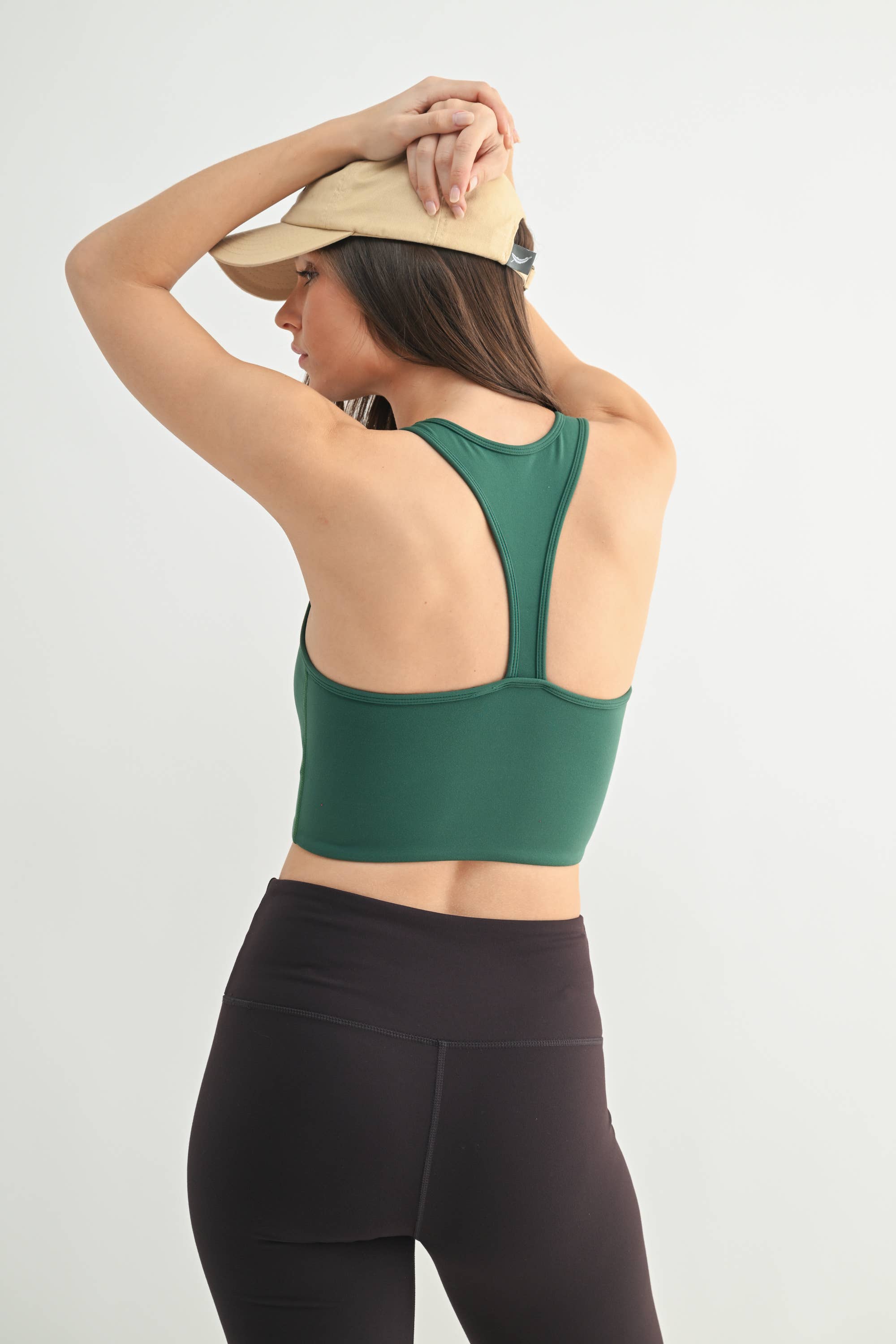 Mono B - Vendita all'ingrosso Maglia sportiva - Donna - VERDE - Canotta corta aderente Extreme Racer14