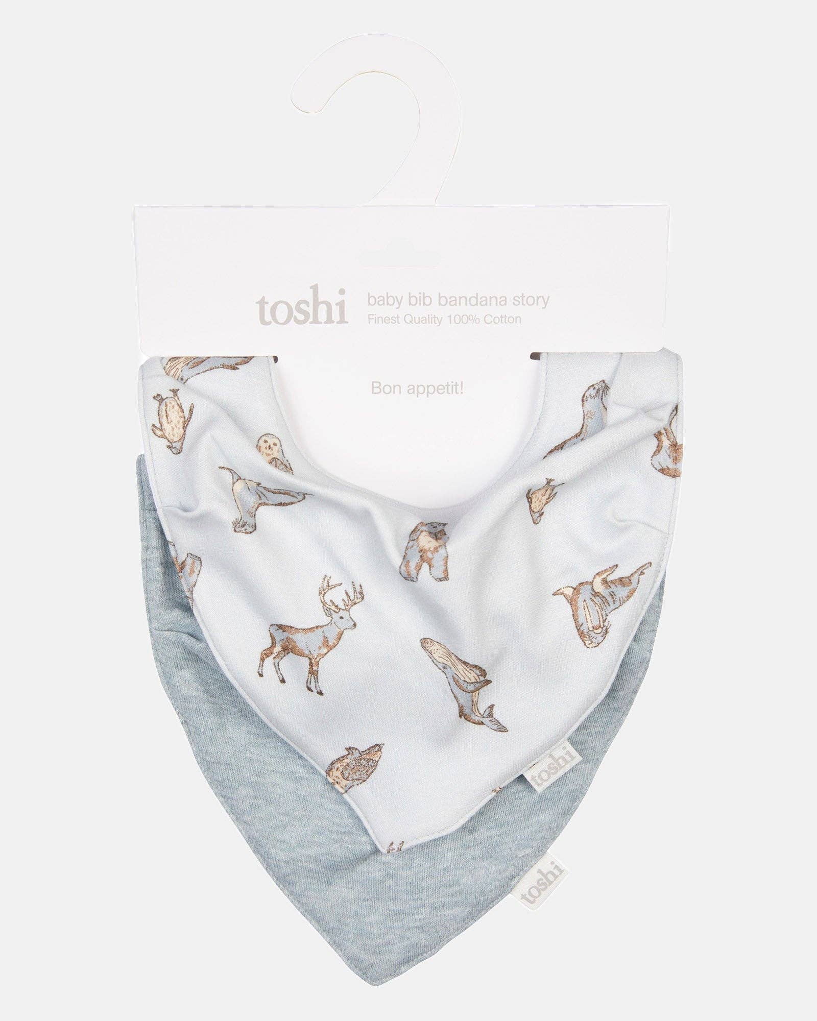 Toshi - Wholesale Bandana bib - Baby Bandana Story - 2pcs30