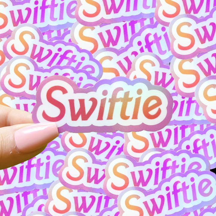 Typo Lettering Co – wholesale Sticker – Tay inspired holographic waterproof sticker|swiftie