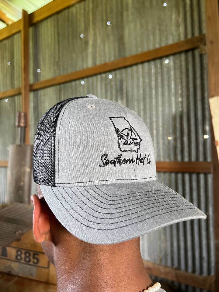 GA State - Trucker Hat for wholesale by Southern Hat Co Apparel