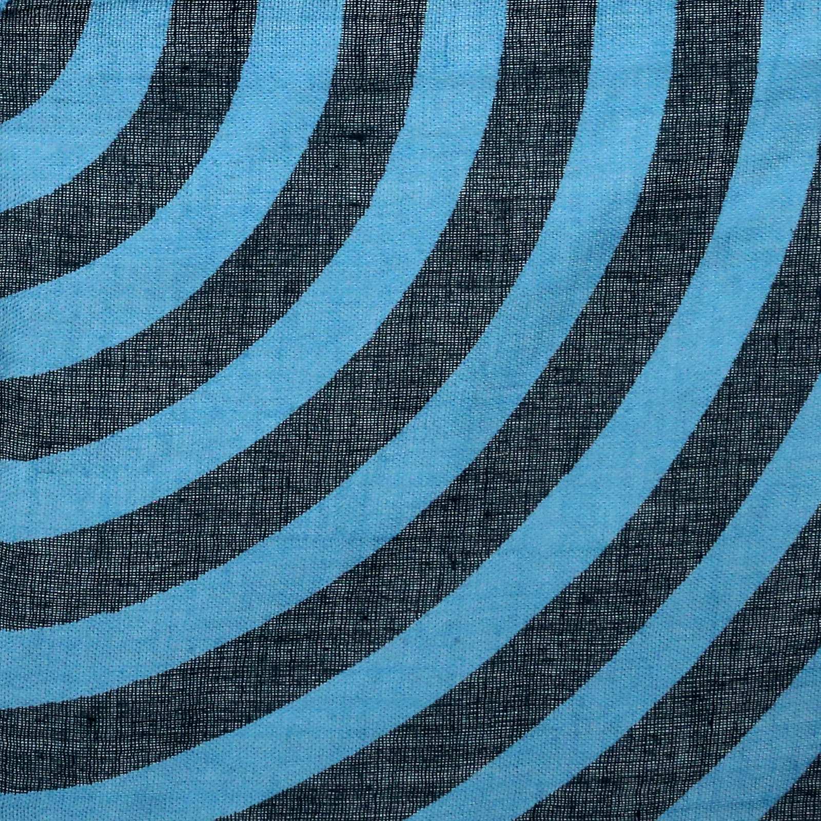 Tribal Trade GmbH - Vendita all'ingrosso Sciarpa - Unisex - Anello di stoffa di cotone blu quadrato10