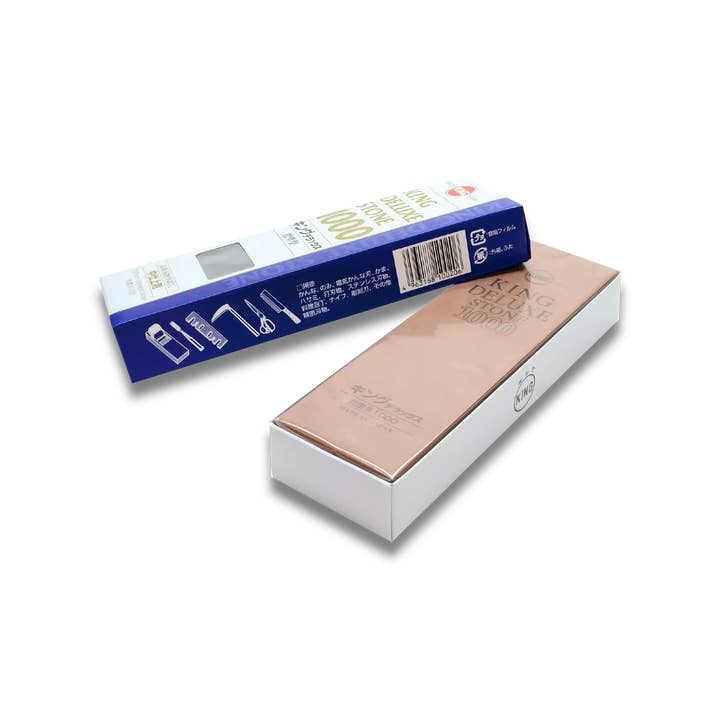 Ginza Steel - Wholesale Knife Sharpener - King Deluxe 1000 Grit Sharpening Stone – Medium Grit Whetstone – Made in Japan1