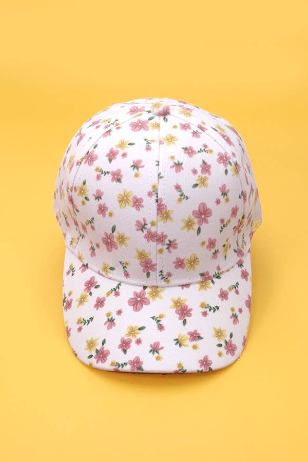 JOSSLYN by wall to wall - Wholesale Baseball Cap - Women's - FLORAL CASUAL BASEBALL CAP | 40HW7164