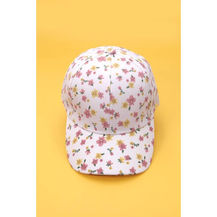 JOSSLYN by wall to wall - Wholesale Baseball Cap - Women's - FLORAL CASUAL BASEBALL CAP | 40HW7164