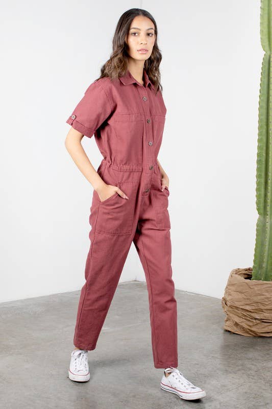 MOD REF - Wholesale Jumpsuit - Women's - The Winnett Jumpsuit | Short Sleeve Jumpsuit8