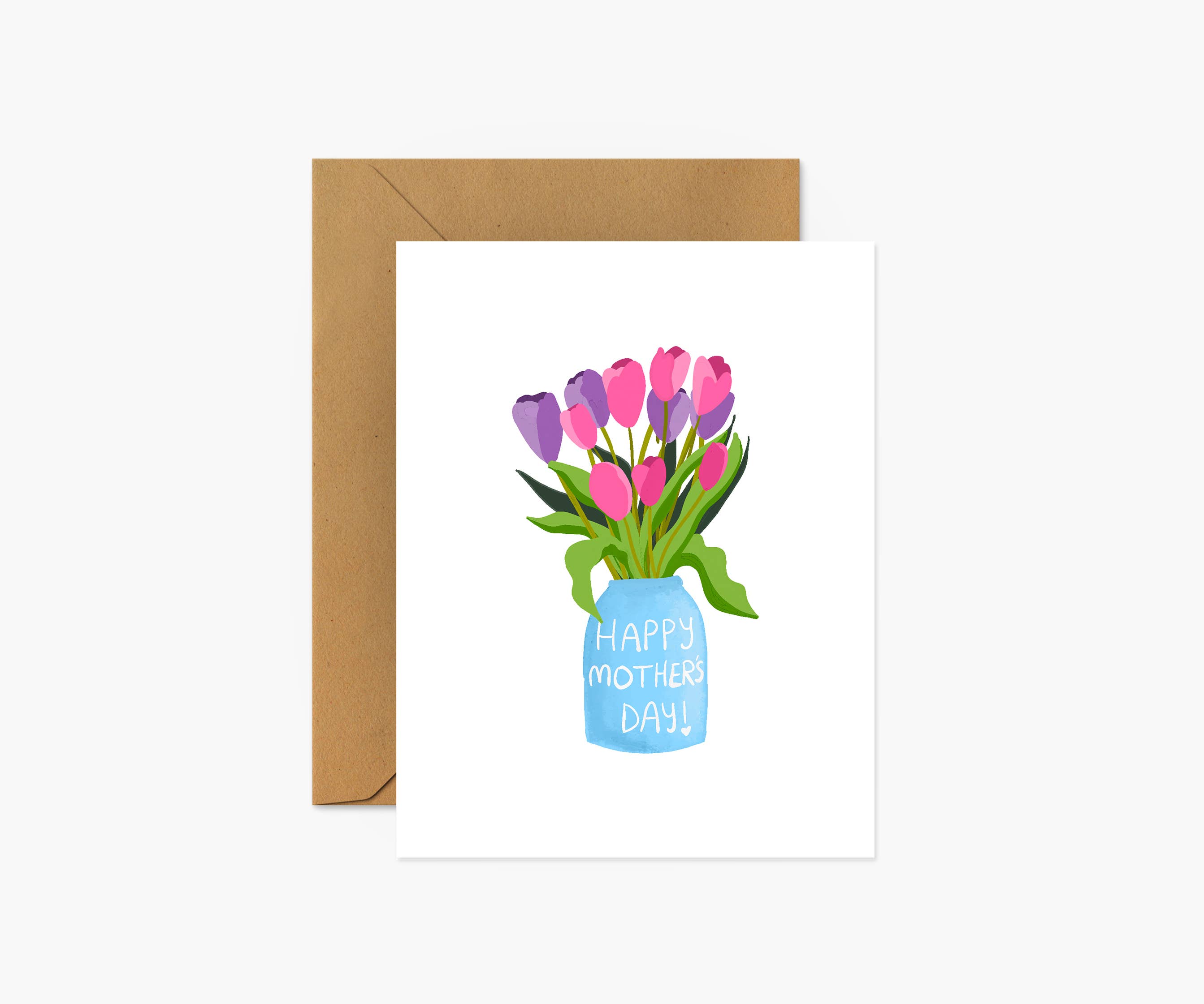 Footnotes - Wholesale Mother's Day Card - Happy Mother's Day - Vase - Mother's Day Card1
