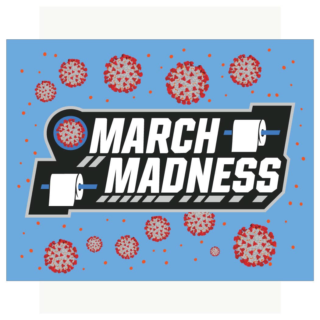 Fridgedoor - Wholesale Everyday Greeting Card - 5" x 7" March Madness 2020 Style Greeting Card0
