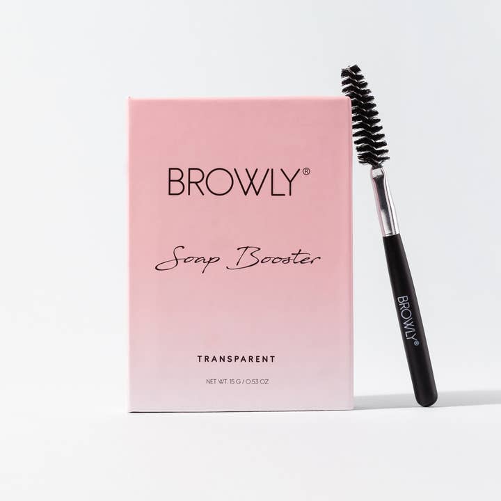 BROWLY - Wholesale Eyebrow pencil/filler - Soap Booster - transparent2