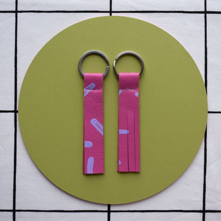 Jemma Marston - Wholesale Keychain - Women's - Hand Painted Leather Keyrings
