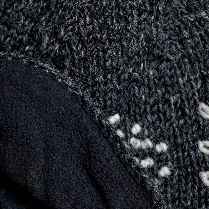 By Many Hands - Wholesale Mittens - Women's - Daphne Charcoal Knit Mittens3