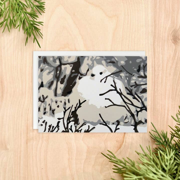 Printworthy - Wholesale Everyday Greeting Card - Alaska's State Bird: The Ptarmigan Greeting Card