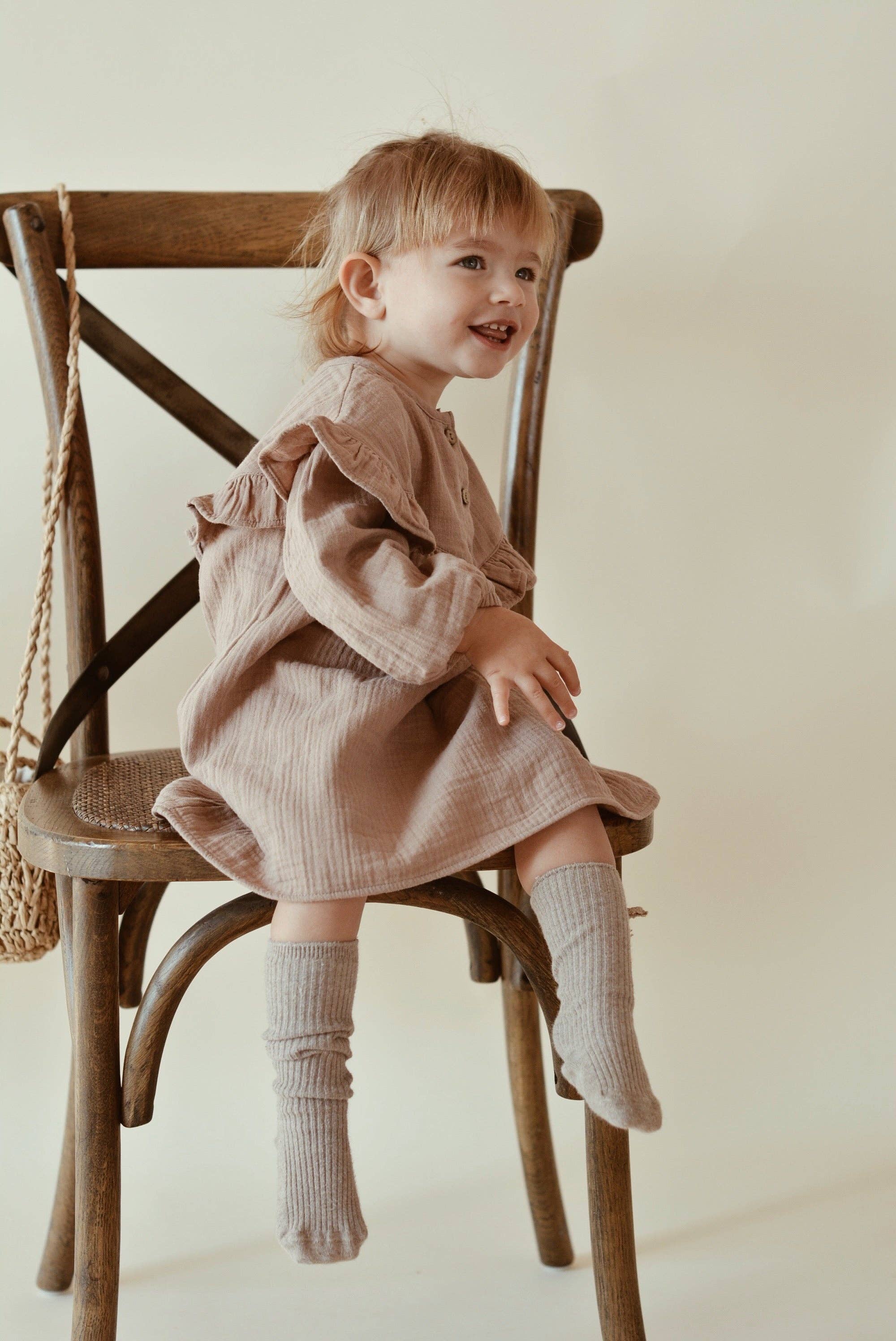 Eli & Nev (we cover U.S. import duties) - Venta al por mayor Vestido - Bebé - Vestido de manga larga para bebé/niña de muselina 100 % algodón7