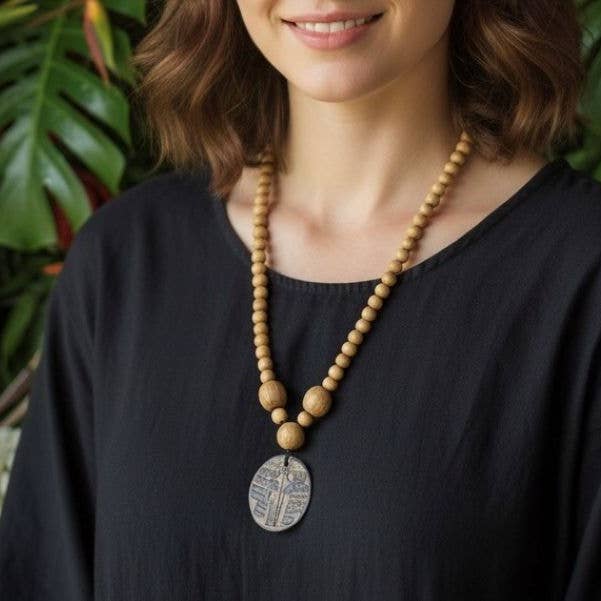 Colar de coco por atacado de Nyumba Design