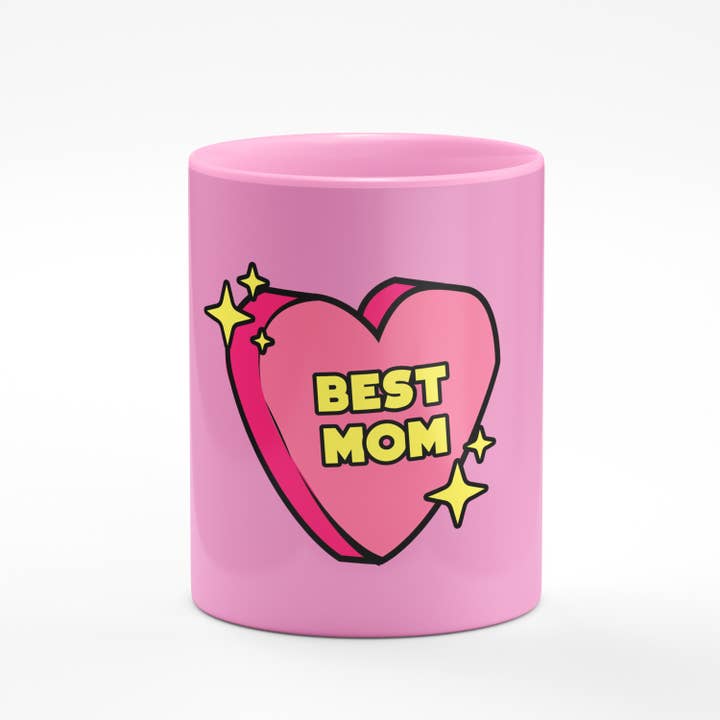 Studio Soph - Vendita all'ingrosso Tazza - Tazza Rosa Miglior Mamma per la Festa della Mamma