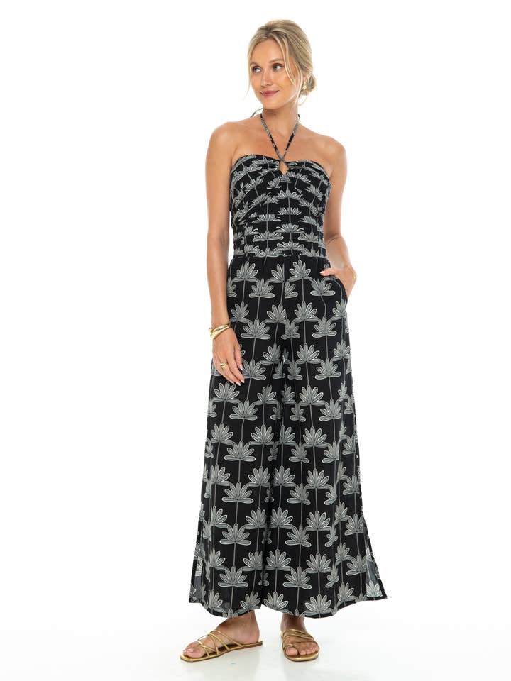 Planta Pleated Jumpsuit for wholesale by Phie Collective