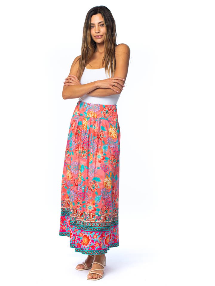 FALDA ACAMPANADA TOSCANA MADONNA para venta al por mayor de Tolani