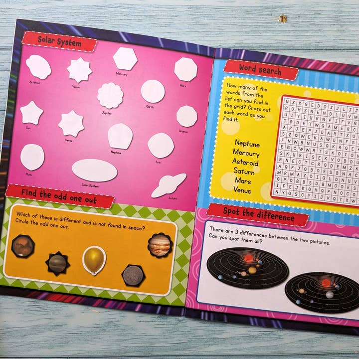 Robert Frederick Ltd - Wholesale Sticker – Child & baby - My Book Of 100 Stickers - Space4