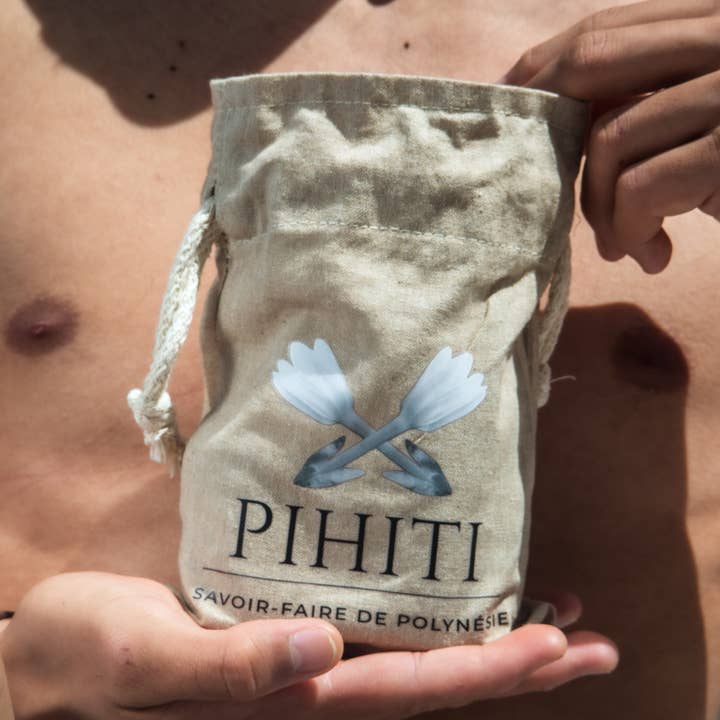 Återvunnen bomullspåse - PIHITI för wholesale av PIHITI : Savoir-Faire de Polynésie