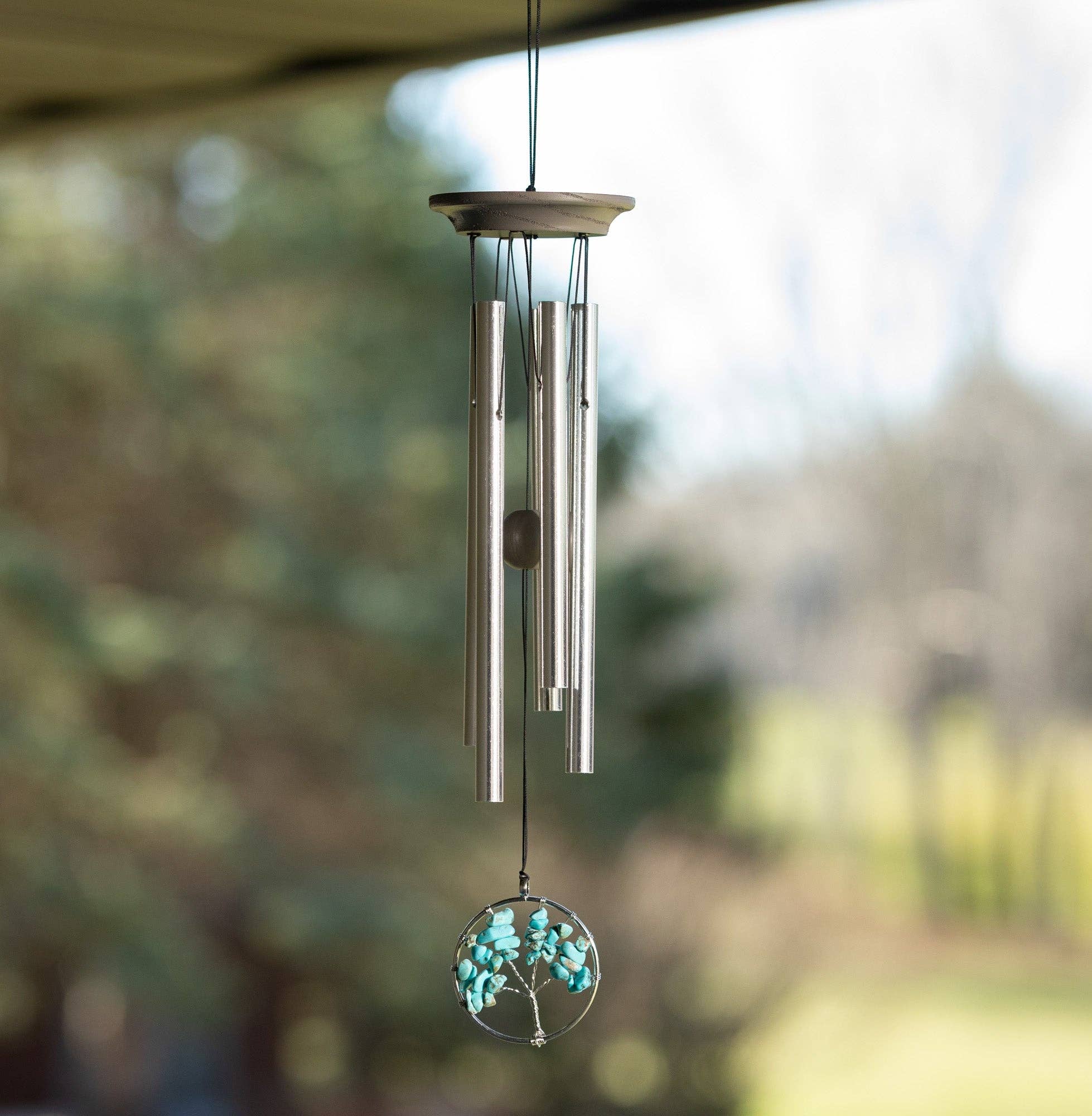 Woodstock Chimes - Wholesale Wind Chime - Serenity Tree  Chime™ - Small, Turquoise2
