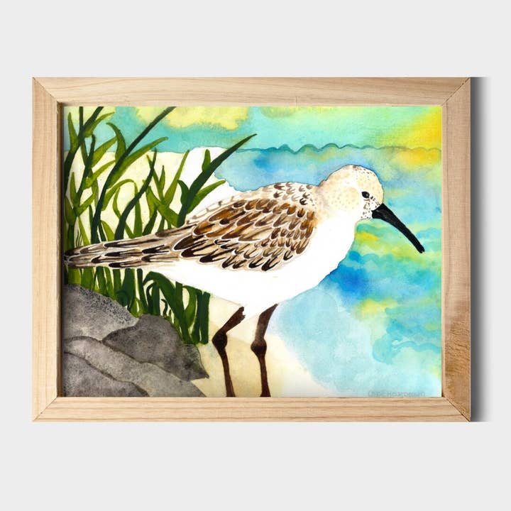 Sea Breeze Akvarell Konst 11"x14" Skriv ut för wholesale av Chloe Marie Hourdequin Designs