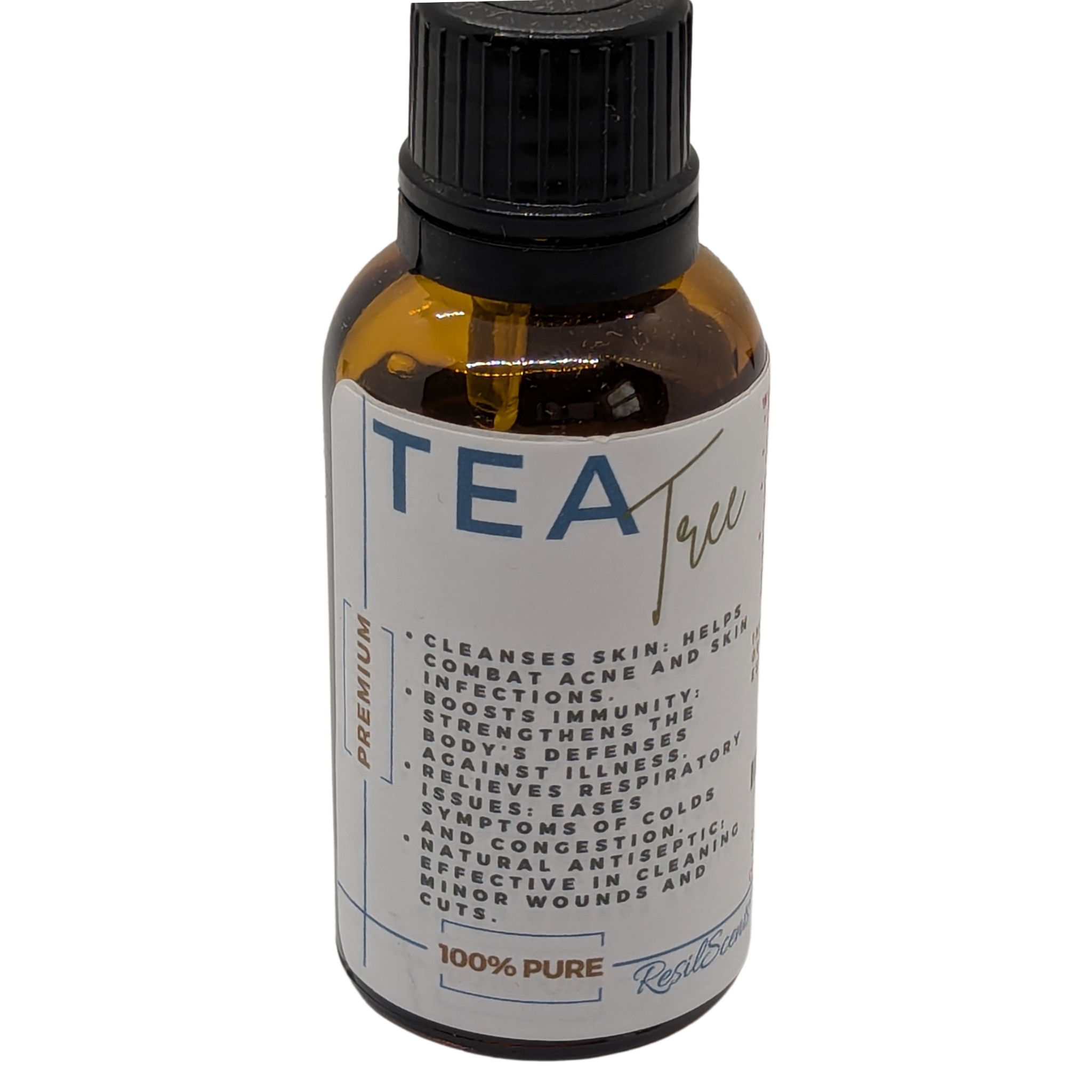 ResilScents WholeSale - Vendita all'ingrosso Olio essenziale - Olio Essenziale di Tea Tree 1oz – Olio Aromaterapico Puro | Un Rinfrescante Regalo di Primavera0