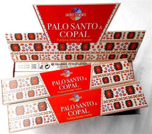 Green Tree - Wholesale Incense - Sacred Elements Palo Santo Copal Masala 15 Gms0