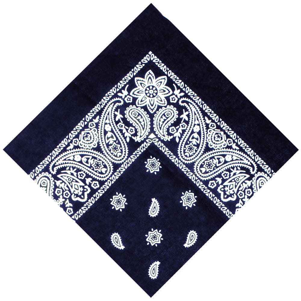 Sophos - Vendita all'ingrosso Bandana - Unisex - Bandana in cotone con fantasia paisley da 56 cm2