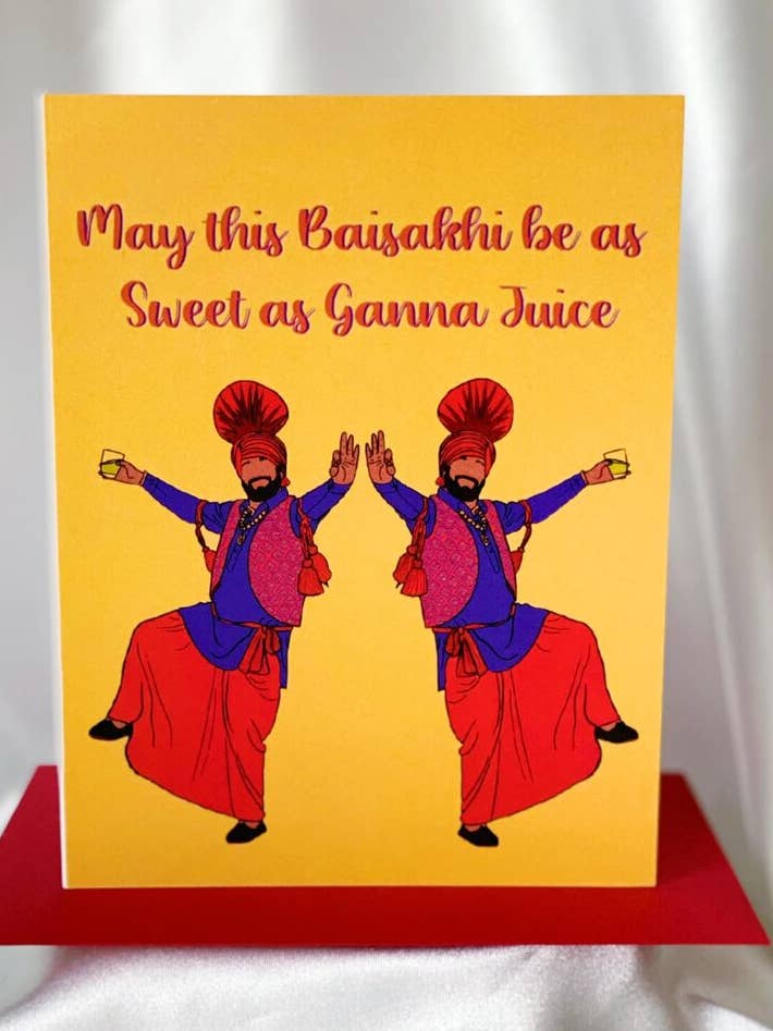 Sikh New Year Baisakhi Greeting Card for wholesale by chit-chaat