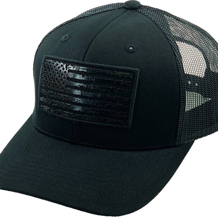 KBETHOS - Wholesale Trucker Hat - Men's - FLAG UV PRINT PATCH MESH BACK BALLCAP59