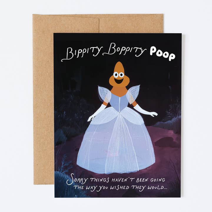Bippity Boppity Poop | Lustige Ermutigung Grußkarte für den Großhandel von Silly Goose Greeting Co.