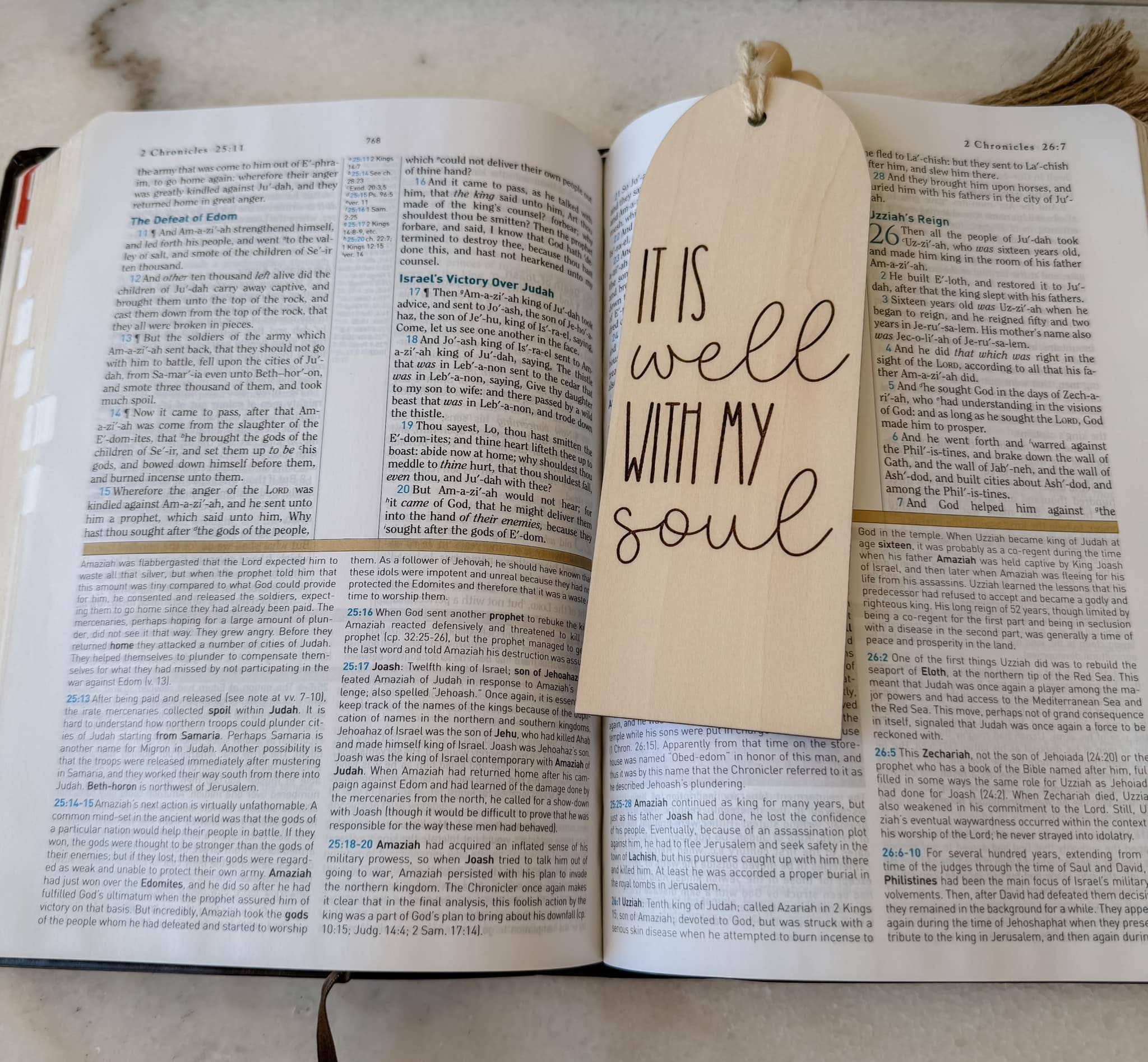 The Cracked Pig - Wholesale Bookmark - Religious Themed Bookmarks With Decorative Tassel3