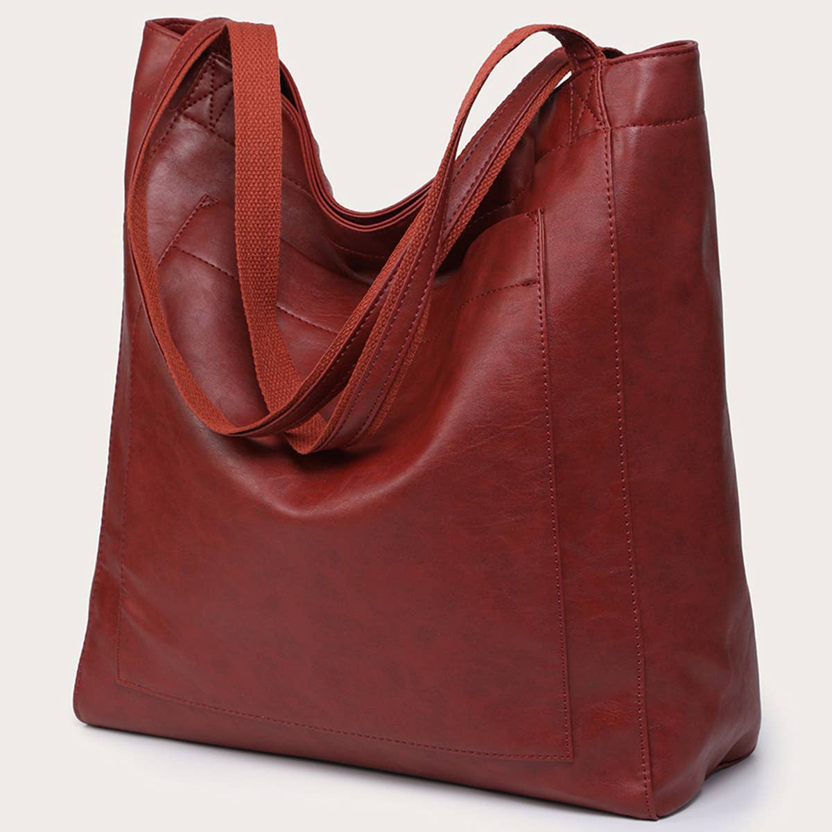 ACCITY - Wholesale Tote Bag - Women's - WOMEN SOFT PU LEATHER TOTE BAG_CWAB05617