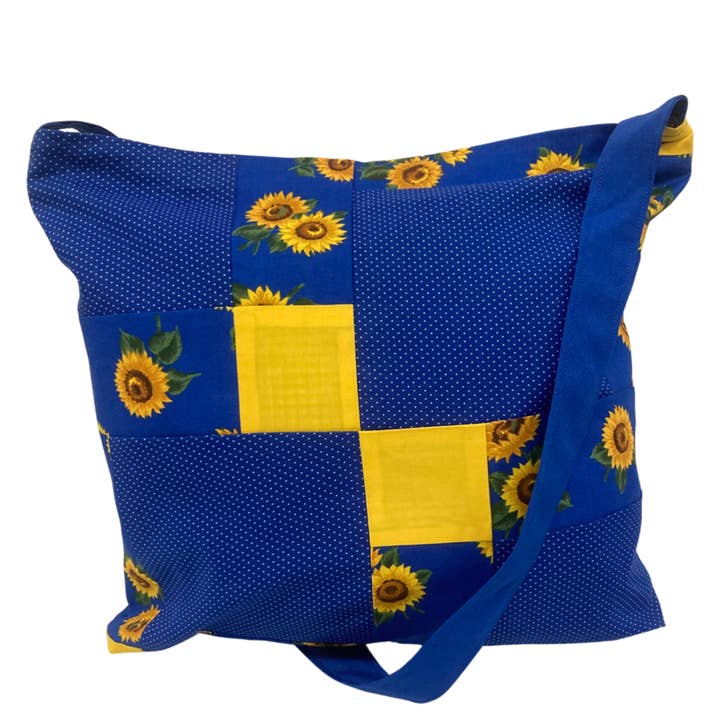 Patchwork Tote Bag by Zekiye for wholesale by Shop Refugee