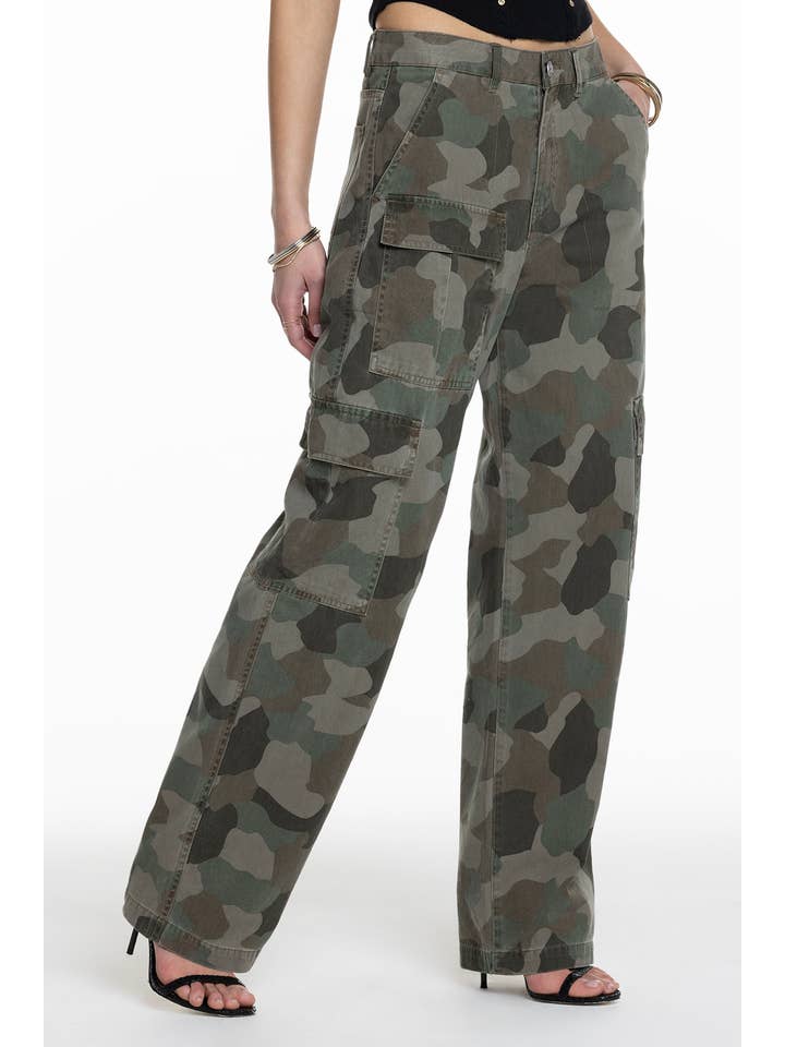 Miss Me - Wholesale Jeans - Women's - H2371GW- HIGH RISE CARGO WIDE JEANS5