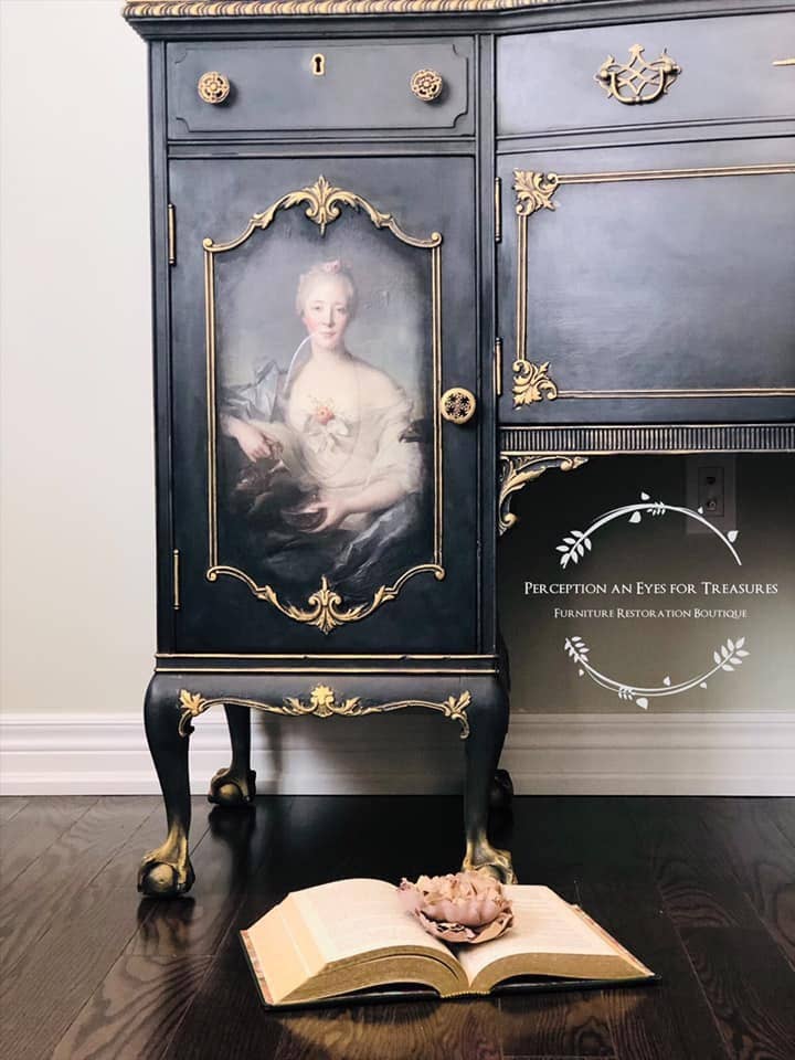 Mint by Michelle – material para artesanato por atacado – Papel de Decoupage de Menta Madame Le Fevre3