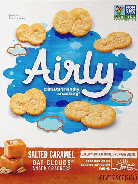 Craquelins au caramel salé et à l'avoine pour la vente par Airly Foods