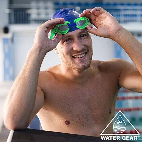Water Gear - Vendita all'ingrosso Occhialini - Unisex - Water Gear Photon, occhialini da nuoto con lenti trasparenti e guarnizioni color lime0