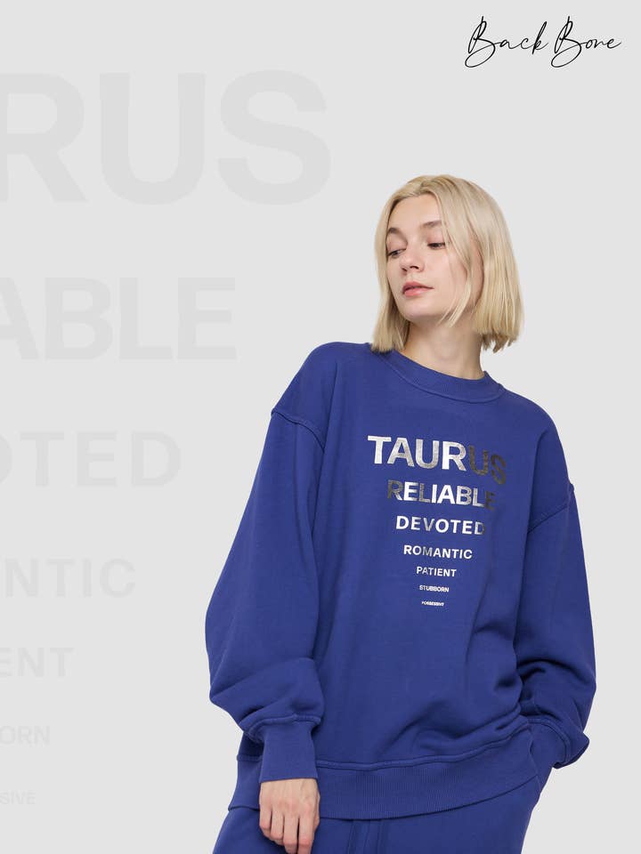 What's Your Personality Crewneck - Blue for wholesale by Back Bone Society