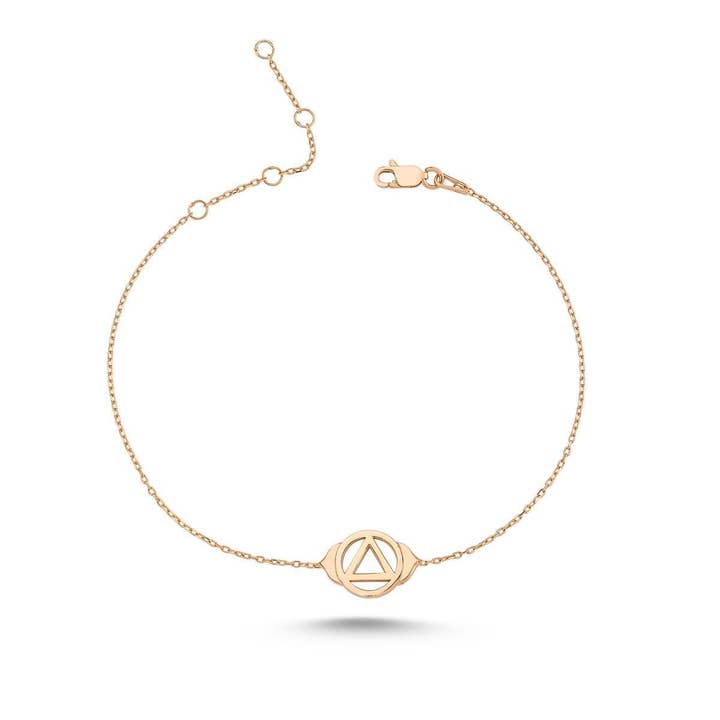 Bracelet en argent chakra du troisième œil pour la vente par Amorium