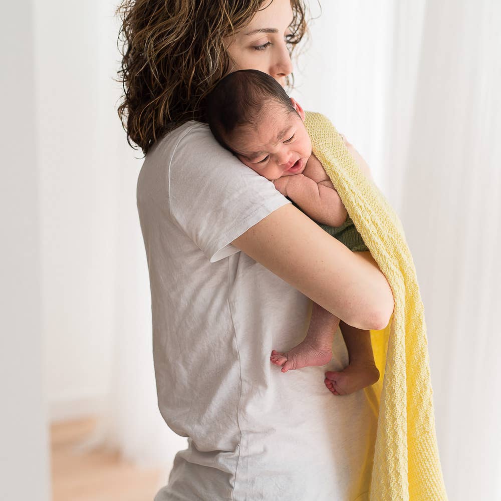 micu micu - Venta al por mayor Mantita - Bebé - Manta de cuadrados amarillos suaves5