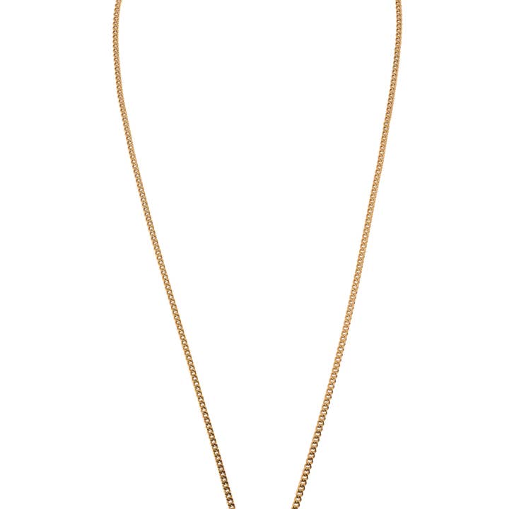 Blackskies - Wholesale Link & Chain Necklace - Fibra Chain Gold - 70cm - 3mm1