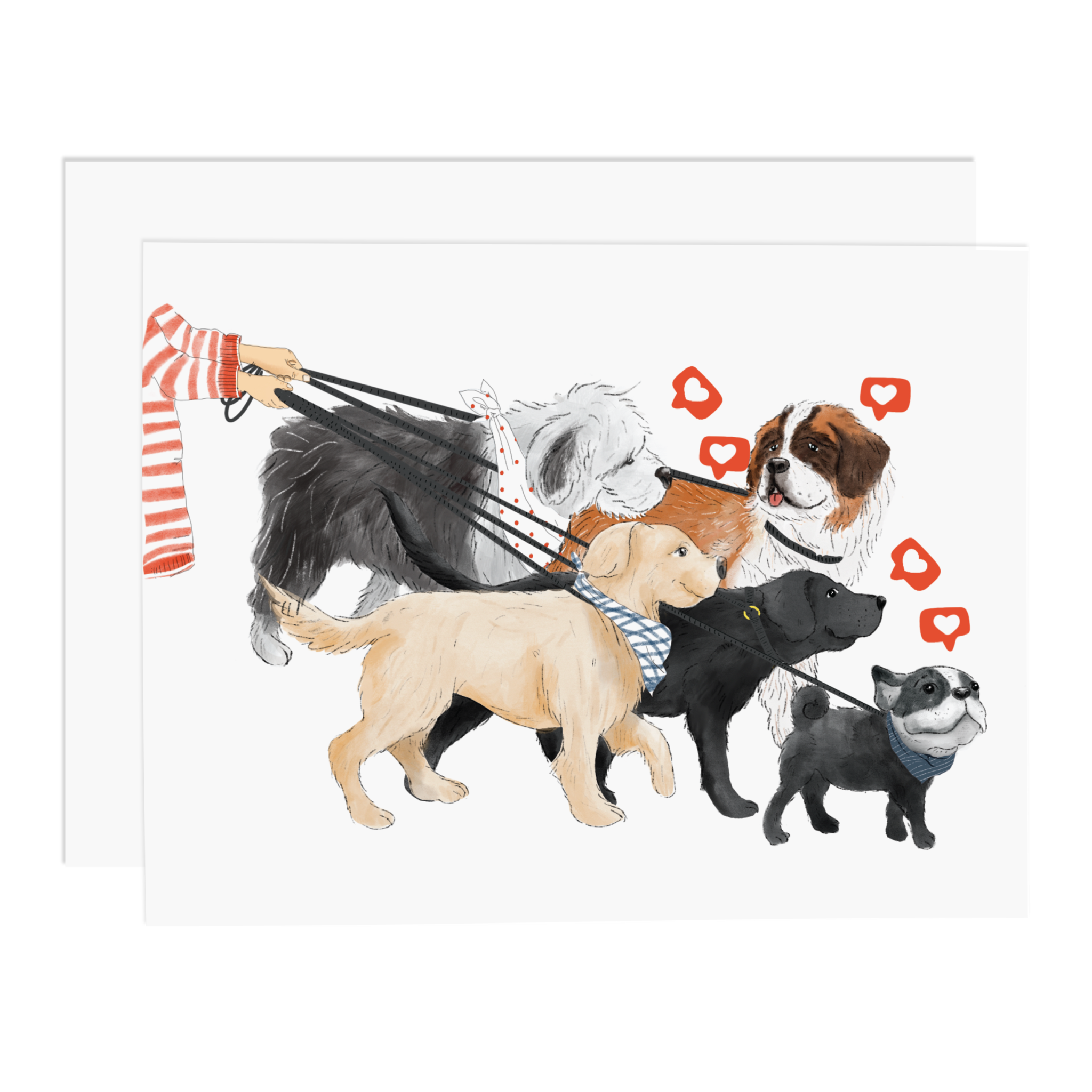 Ramus & Co. - Wholesale Stationery/Notecard Set - Dog Lover Assorted Set of 81