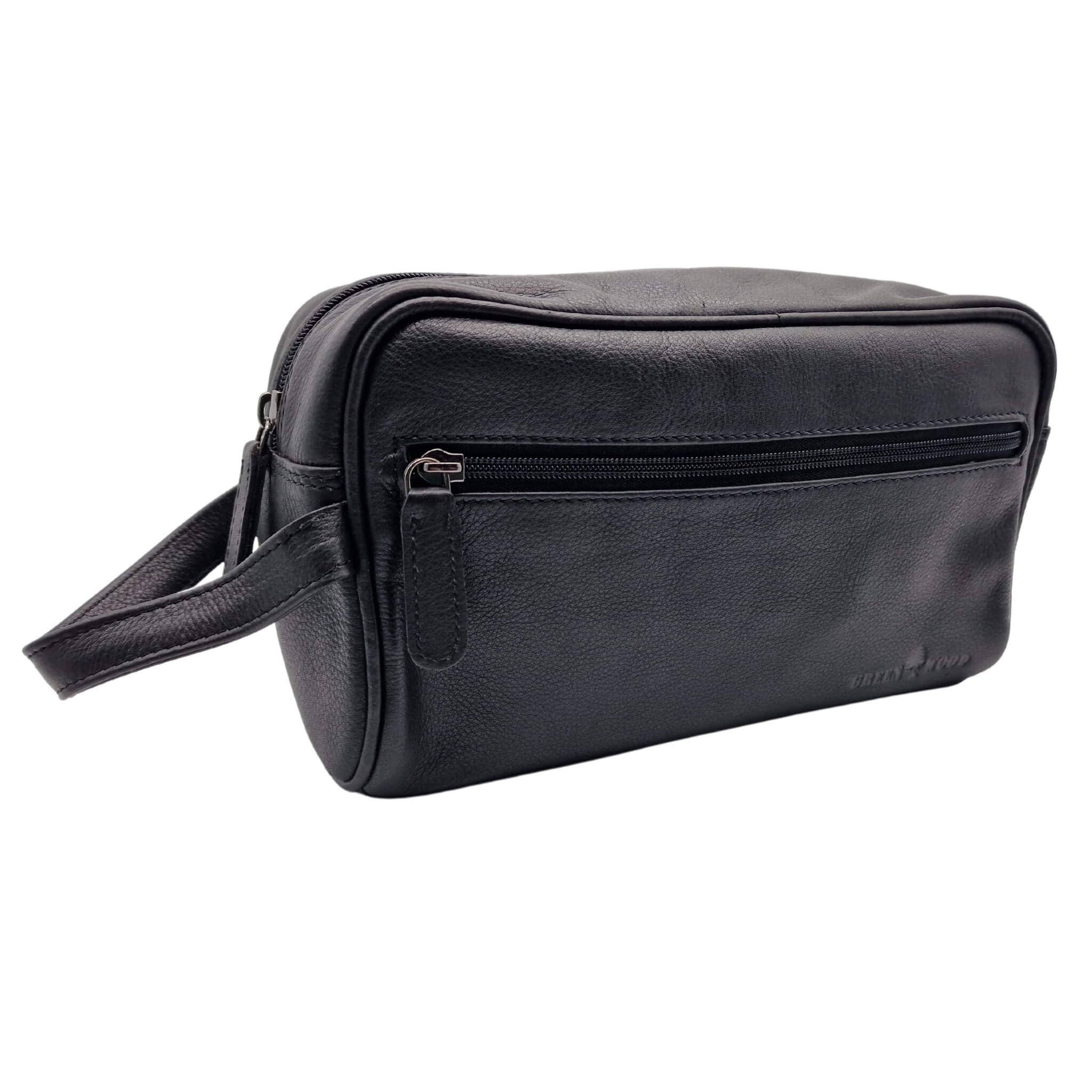 Greenwood - Wholesale Toiletry Bag - Unisex - Amari leather toiletry bag, men's toiletry bag, women with compartments9