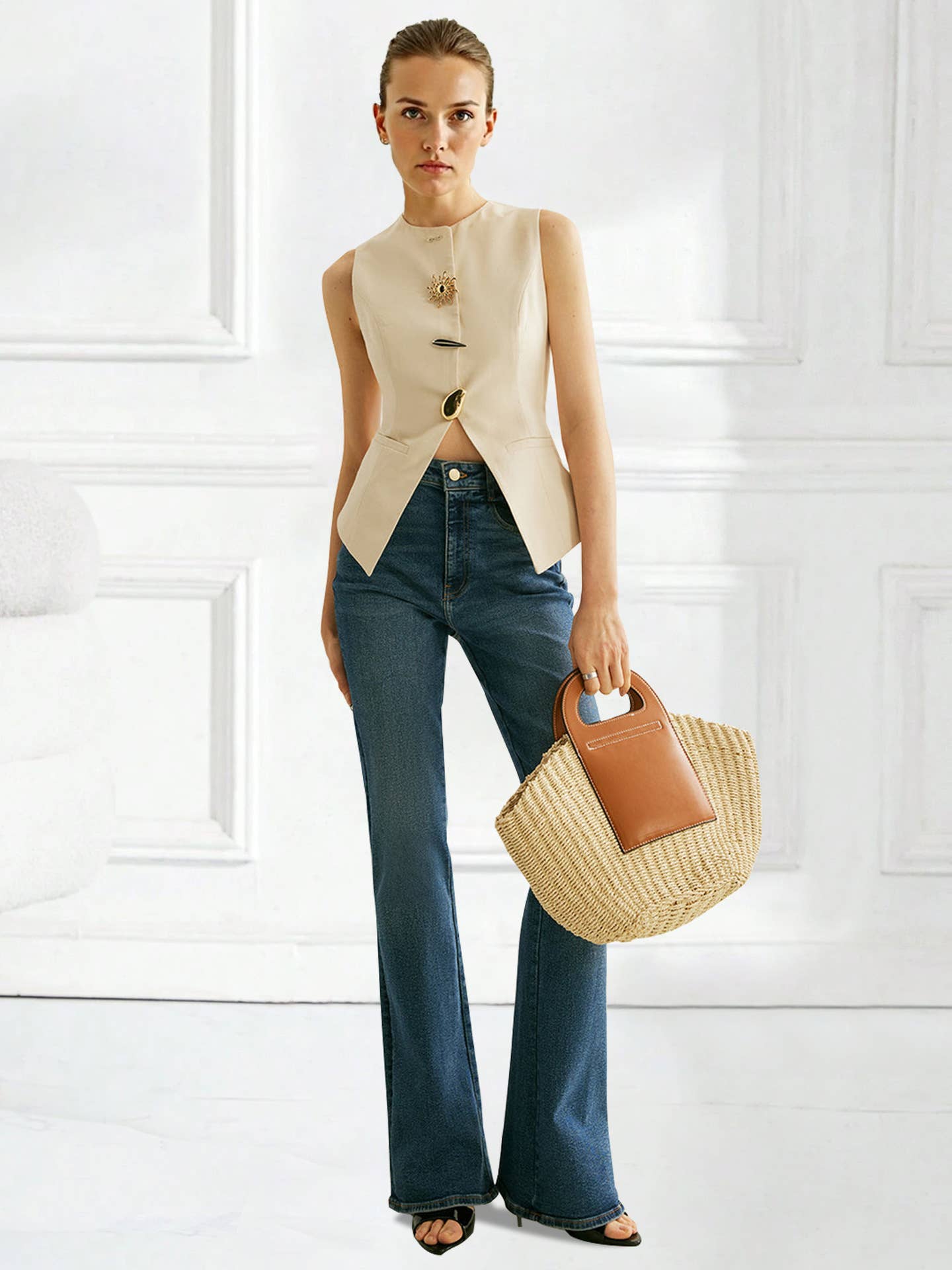 Hope & Sunshine - Vente Veste sans manches – femme - Gilet sans manches pour femmes8