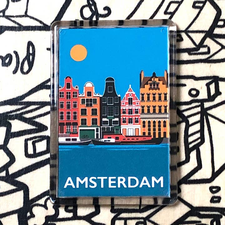 Amsterdam Frigorífico Magnet por atacado de Rebecca Pymar