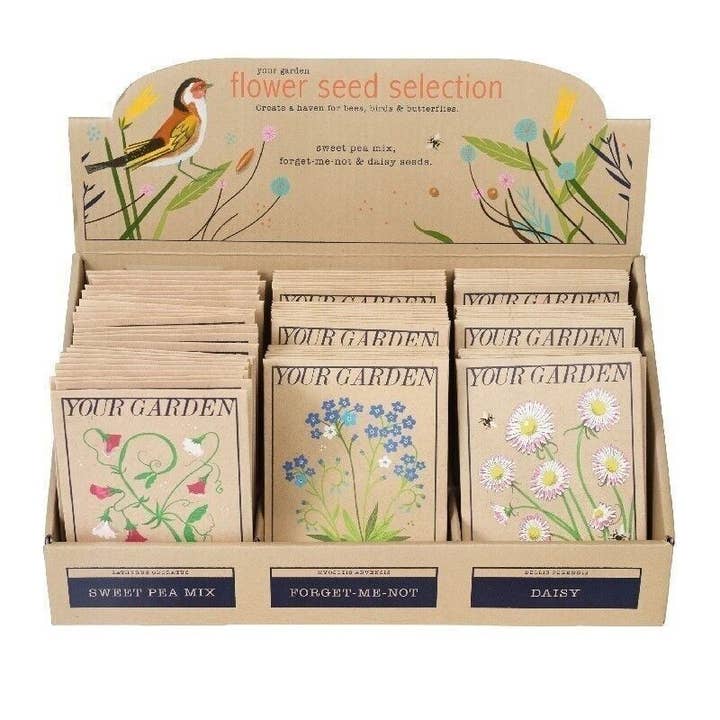 Pack of Flower Seeds - Your Garden for wholesale by Rex B2B - UK