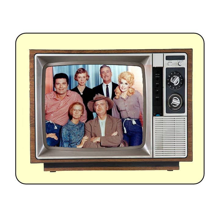 Beverly Hillbillies Retro TV Show Celebrities Mouse Pad for wholesale by BMS BIZ