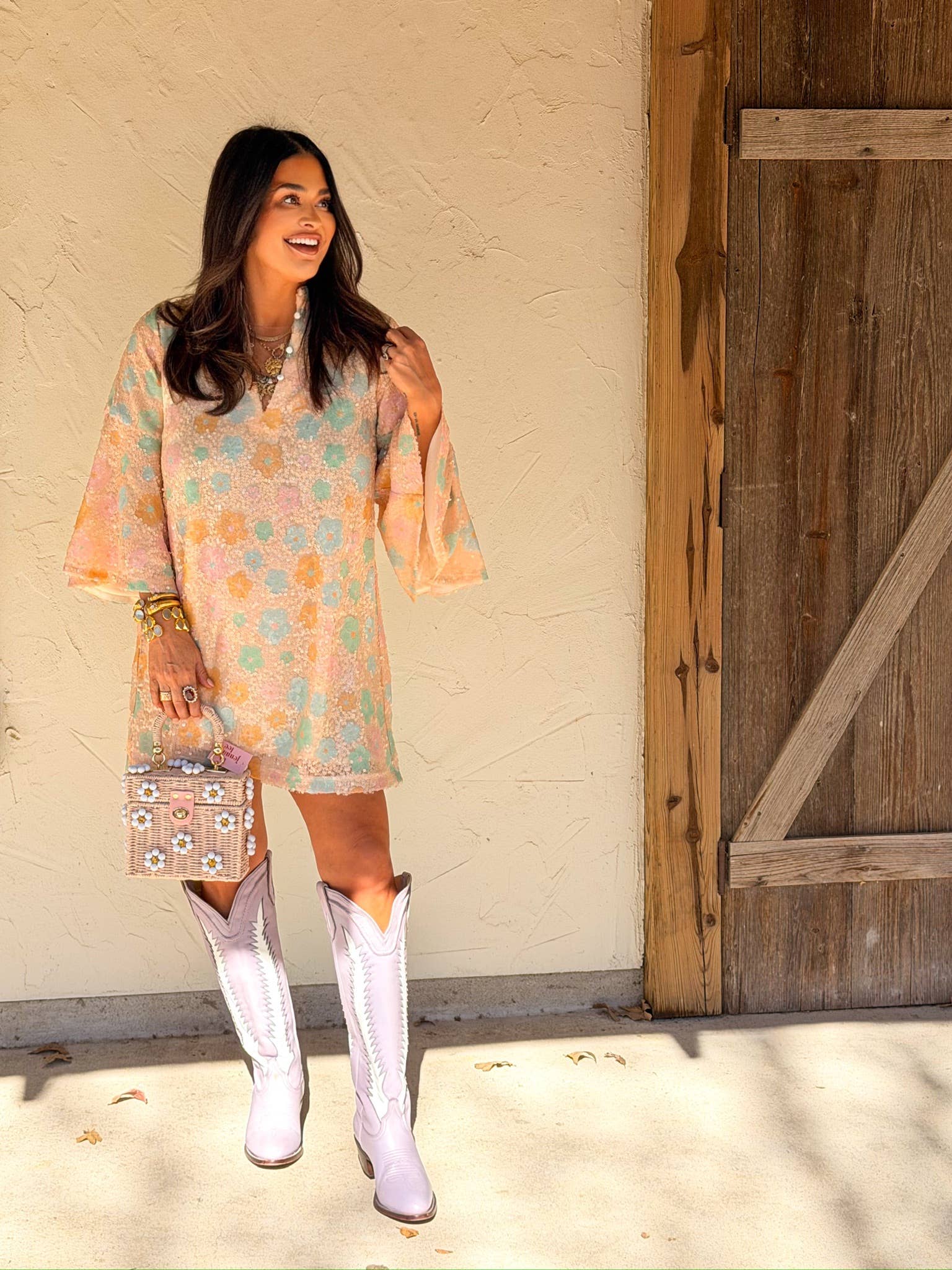 Pink Wren Pastel Dress for wholesale on Faire1